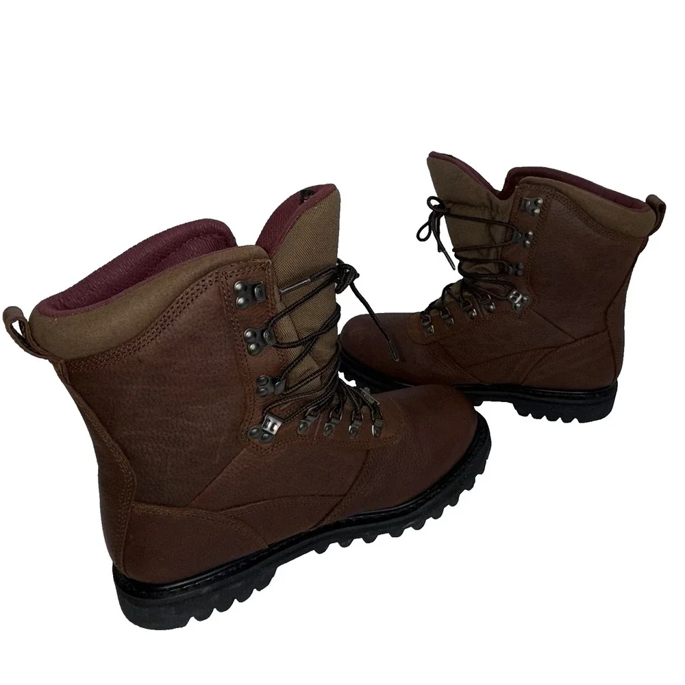 Cabela's Men's Iron Ridge 800 Gram Hunting Boots Gorpcore Grunge Sz 10.5 D Trail